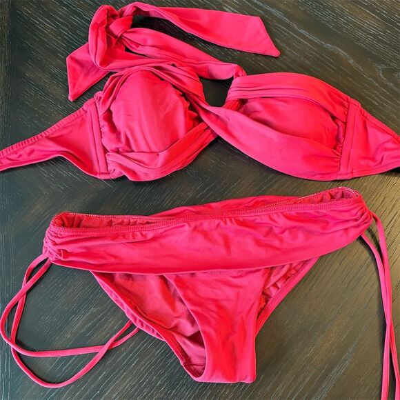 Seafolly australia Other - Seafolly australia  Women's Red Bandeau Bikini Set Size 8 US‎  Bikini